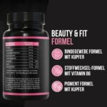 BRNR Lady Beauty-Fit Stoffwechsel Formel – 120 Kapseln mit Kollagen & Hyaluron – Bild 5