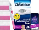 Clearblue Digital Ovulationstest-Kit – 30 Tests zur genauen Bestimmung Ihrer 2 fruchtbarsten Tage