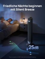 DREO Smart Turmventilator 20dB – Leiser DC Motor mit Sprachsteuerung & App-Kontrolle – Bild 3