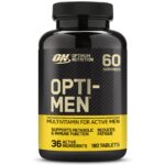 Optimum Nutrition Opti-Men Multivitamin, 180 Tabletten – Männer-Supplement für Energie & Immunsystem