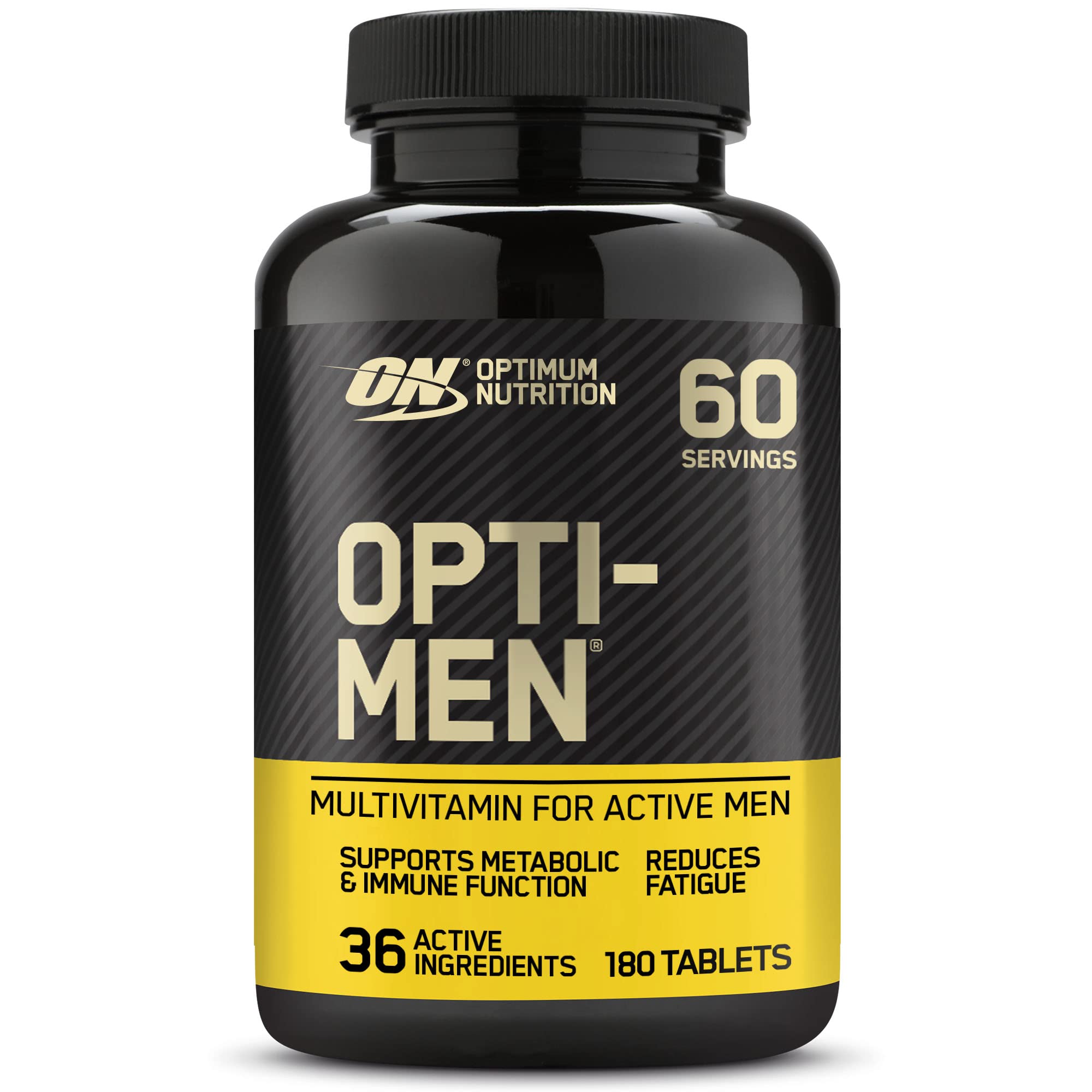 717HV1eC9SL._SY2000_.jpg Optimum Nutrition Opti-Men Multivitamin, 180 Tabletten – Männer-Supplement für Energie & Immunsystem – Bild 1