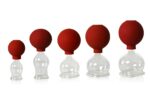 Lauschaer Glas 5er Schröpfglas-Set 25–60mm – Feuerloses Schröpfen mit Saugball