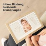 KeaBabies Hand- und Fussabdruck Set mit Holzrahmen – Personalisiertes Andenken für Neugeborene – Bild 8