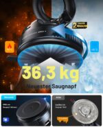 Jononser Magnetische Auto-Handyhalterung – 360° drehbar, Nano-Gel Saugnapf, MagSafe kompatibel – Bild 3