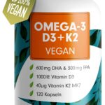 ProFuel Omega-3 vegan mit D3 & K2 (120 Kapseln) – Algenöl Essentials für Herz & Gehirn