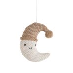 Baby's Only Heaven Musik Mobile – Gestrickte Figuren in Clay/Warm Linen für Neugeborene – Bild 9