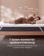 Nytral Matratzen Topper 180x200 cm – 2-in-1 Wendbar mit Gel-Viscoschaum & 7-Zonen für optimalen Schlafkomfort – Bild 3
