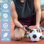 GPUTEK Intelligente elektrische Ballpumpe – präzises Aufblasen mit LCD-Display für Fussball & Basketball – Bild 3