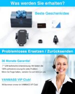 VANMASS 2026 Handyhalterung Auto Lüftung – 360° drehbar mit Militär-Standard für iPhone & Samsung – Bild 7