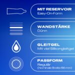 Durex Gefühlsecht Extra Feucht Kondome 30er Pack – Dünne Präservative mit Silikongleitgel – Bild 4
