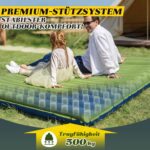 Myxslop 2-Personen Camping Isomatte 12cm – Luftmatratze mit Fußpumpe & Kissen für Outdoor – Bild 9