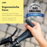 AARON Horn Lenker Griffe mit Gel Dämpfung – Ergonomische Fahrradgriffe für Komfort & Sicherheit – Bild 5