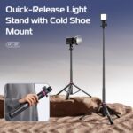 ULANZI MT-89 Aluminium Lichtstativ 208cm – Professionelles Kamera & Smartphone Stativ – Bild 2