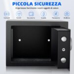 SINZUX 6.6L Elektronischer Tresor – Digitaler Safe mit Zahlenkombination & Schlüssel – Bild 3