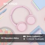 Sony WH-CH520 Bluetooth On-Ear-Kopfhörer – 50 Std. Akku & Premium Sound für Alltag – Bild 6