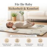 Pikatoyz® Krabbelmatte Baby 180x150 cm – Schadstofffreie XPE Spielmatte mit Tragetasche – Bild 3