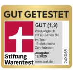 Oral-B iO Series 3 Elektrische Zahnbürste Doppelpack – Zahnpflege mit Andruckkontrolle – Bild 2