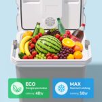 TOOHUB 32L Elektrische Kühlbox 12V/230V – Kühl- & Wärmefunktion für Auto & Camping – Bild 4