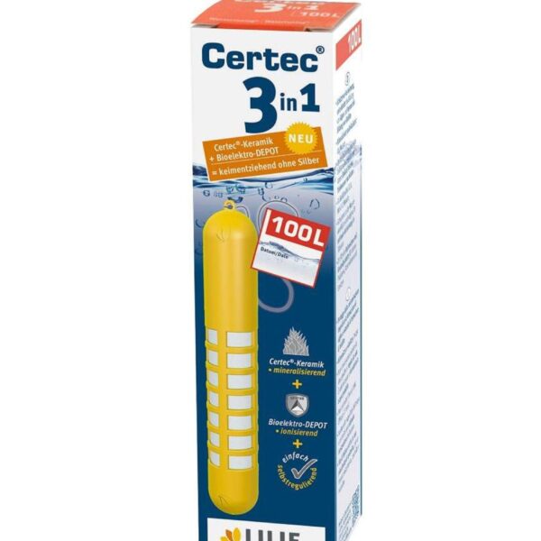 Certec 3-in-1 Wasserfilter Kapsel – Mineralisierung & Vitalisierung für 3000 Liter