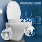 Toilettensitzerhöher 7.5 cm Duroplast mit Absenkautomatik – bis 250 kg belastbar – Bild 4