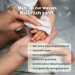 Naty Baby Feuchttücher mit Aloe Vera – 98% Wasser, hypoallergen & kompostierbar – Bild 3