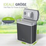 Juskys Nordpol 24 L Elektrische Kühlbox – Kühlen & Wärmen für Auto & Zuhause – Bild 3