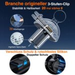 VANMASS Handyhalterung Auto 2026 – 4in1 Lüftung & Saugnapf für iPhone & Samsung – Bild 9