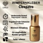 LOVELY Wimpernkleber CLEOPATRA 5ml – Profi-Kleber mit Soforttrocknung & 8 Wochen Haftkraft – Bild 2