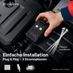 WERTWERK® Marderschreck mit Ultraschall & Lichtblitz – Marderabwehr für Auto & Haus – Bild 3