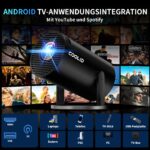 coolid Mini Beamer 4K – Tragbarer Projektor mit WiFi 6, Bluetooth 5.4 & 1400 Lumen – Bild 3