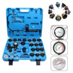 CCLIFE 28-tlg. Kühlsystemtester-Set mit 17 Adaptern – Dichtheitsprüfung & Befüllung – Bild 6
