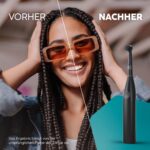 happybrush® Aufsteckbürsten AllBlack – 9er Set Aktivkohle-Borsten für rotierende Zahnbürsten – Bild 6