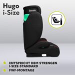 Lionelo Hugo i-Size Kindersitz Gruppe 2/3 (100–150 cm) – R129 zertifiziert mit ISOFIX – Bild 6