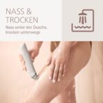 Philips Lady Shaver Series 8000 – Kabelloser Damenrasierer mit flexiblem Kopf & LED für Körper – Bild 6