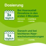 270 Stück Priorin Kapseln mit Hirseextrakt, Vitamin B5 & L-Cystin – 12-Wochen-Kur gegen Haarausfall für Frauen – Bild 3