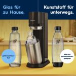 Sodastream Duo Wassersprudler mit Glasflaschen – Sprudelwasser auf Knopfdruck für zu Hause – Bild 3