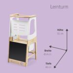 Maxi-Cosi Toucan 3-in-1 Lernturm Montessori – Holzturm mit 3 Höhen & Tafel für 1,5–99 Jahre – Bild 3