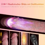 Banysin Vibrator mit 7 Stoßmodi & Heizfunktion – Realistisches Sexspielzeug mit Fernbedienung – Bild 2