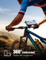 JOYROOM Fahrrad Handyhalterung mit automatischer Sperre – Universal Lenkerhalter für Smartphones 4,7–7 Zoll – Bild 7