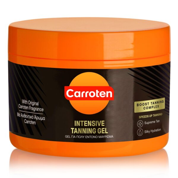 Carroten Intensive Tanning Gel 150 ml – Bräunungsbeschleuniger mit Kokosnussöl & Vitaminen