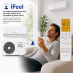 Split Klimaanlage 9000 BTU HANTECH H-PRO – Heizen & Kühlen für bis zu 30 m² – Bild 2