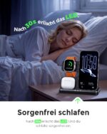 JARGOU 3-in-1 kabellose Ladestation – iPhone, Apple Watch & AirPods gleichzeitig laden – Bild 5