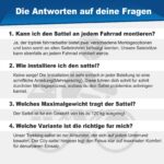 toptrek Fahrradsattel mit ergonomischem Design – Schmerzfreies Radfahren für MTB, E-Bike & Cityrad – Bild 8