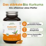Bio Kurkuma Kapseln Phytholistic – 300 mg Curcuminoide – 40x höhere Bioverfügbarkeit – Bild 2