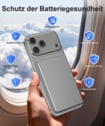 Powrush MagSafe Powerbank 6000mAh – Ultra Slim 0,8cm mit 20W Schnellladen für iPhone – Bild 8
