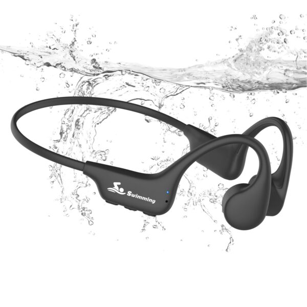 ANSTEN Knochenschall-Kopfhörer IPX8 wasserdicht mit 8GB MP3-Player & Bluetooth 5.4