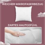 EVAN BROWNS® Bettenset 135x200 4-teilig – Bettdecke & Kopfkissen mit ÖKO-TEX Zertifikat – Bild 4