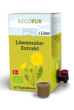 REGOPUR 1L Bio Löwenzahn-Extrakt – Fermentiert mit Milchsäurebakterien, vegan & ohne Zusätze