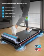 Norvexa Klappbares Laufband 1–10 km/h – Elektrisches Home Treadmill mit 12 Programmen – Bild 5