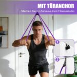 Fokky Widerstandsbänder Set 5er mit Türanker – Krafttraining für Anfänger bis Fortgeschrittene – Bild 5